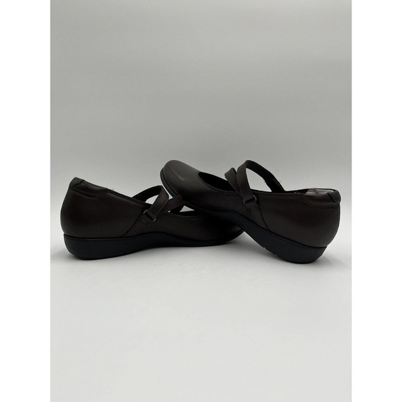 NEW Aravon ABBEY Z-STRAP Women's Flats Brown US Size 11 B NIB - Picture 8 of 10